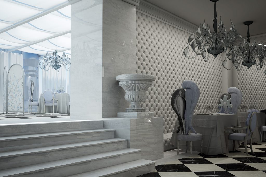 Italian restaurant interior