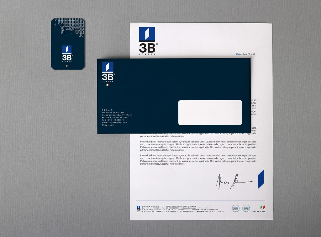 Immagine coordinata 3B spa 3